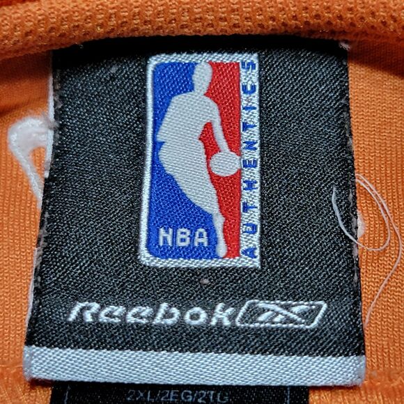 NBA Reebok PHX Orange Henley Jersey - Size 2XL - Picture 6 of 7